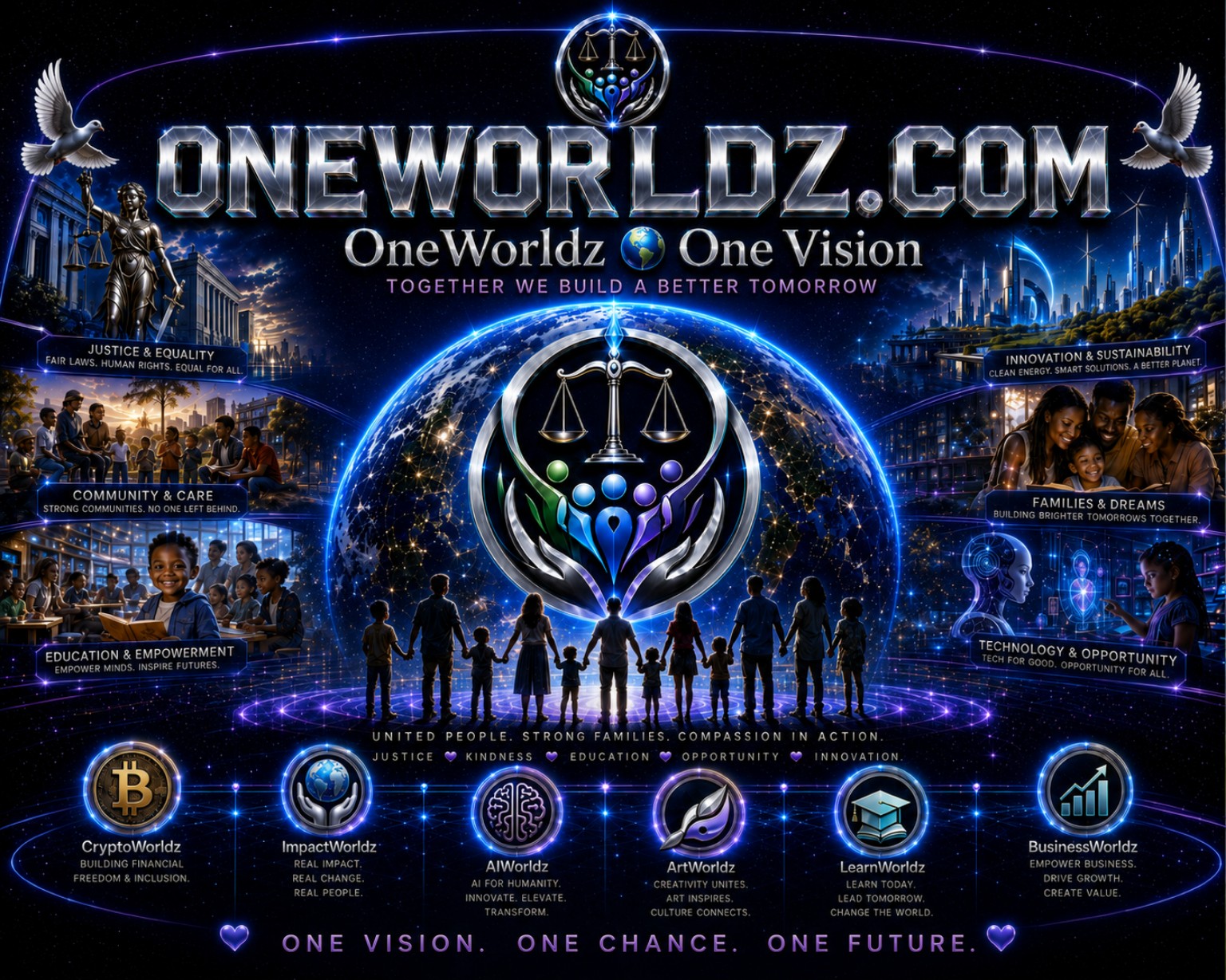 FoodWorldz food system artwork